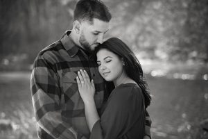 winter engagement session Lindsay + Nick