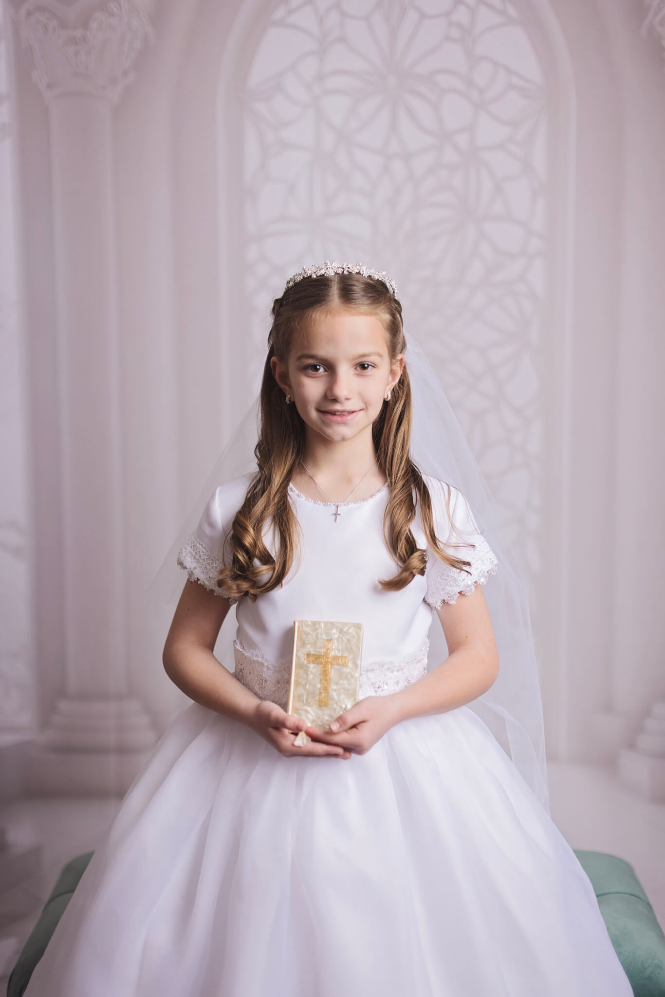 Celebrating Milestones: First Communion Session with Emilia - Fallon ...