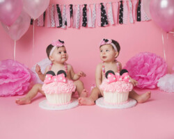 twin cake smash Massachusetts and Rhode Island photographer