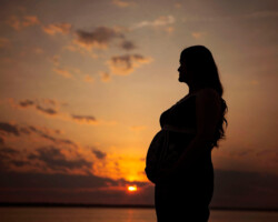 sunset maternity session Bristol , RI by Fallon Photographic Art