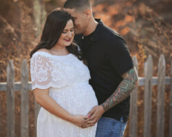 outdoor couples maternity session smithfield , RI by Fallon Photographic Art