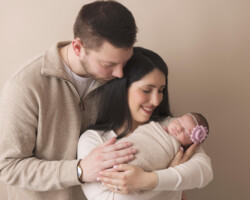 Sweet Newborn with Family