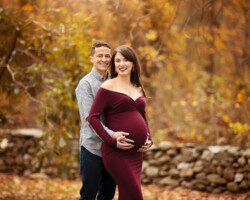 outdoor couples maternity session Portsmouth, RI by Fallon Photographic Art