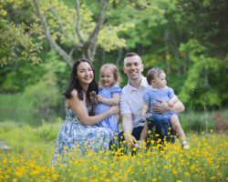 Family photography session in Smithfield, Rhode Island